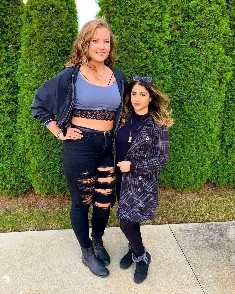 Taylor Drake with a tiny friend