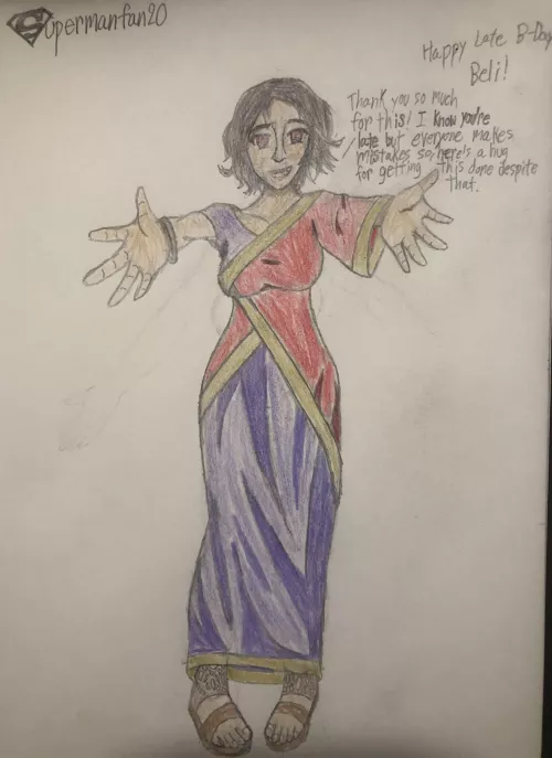 Happy Late B-Day Beli! Sorry the drawing was late