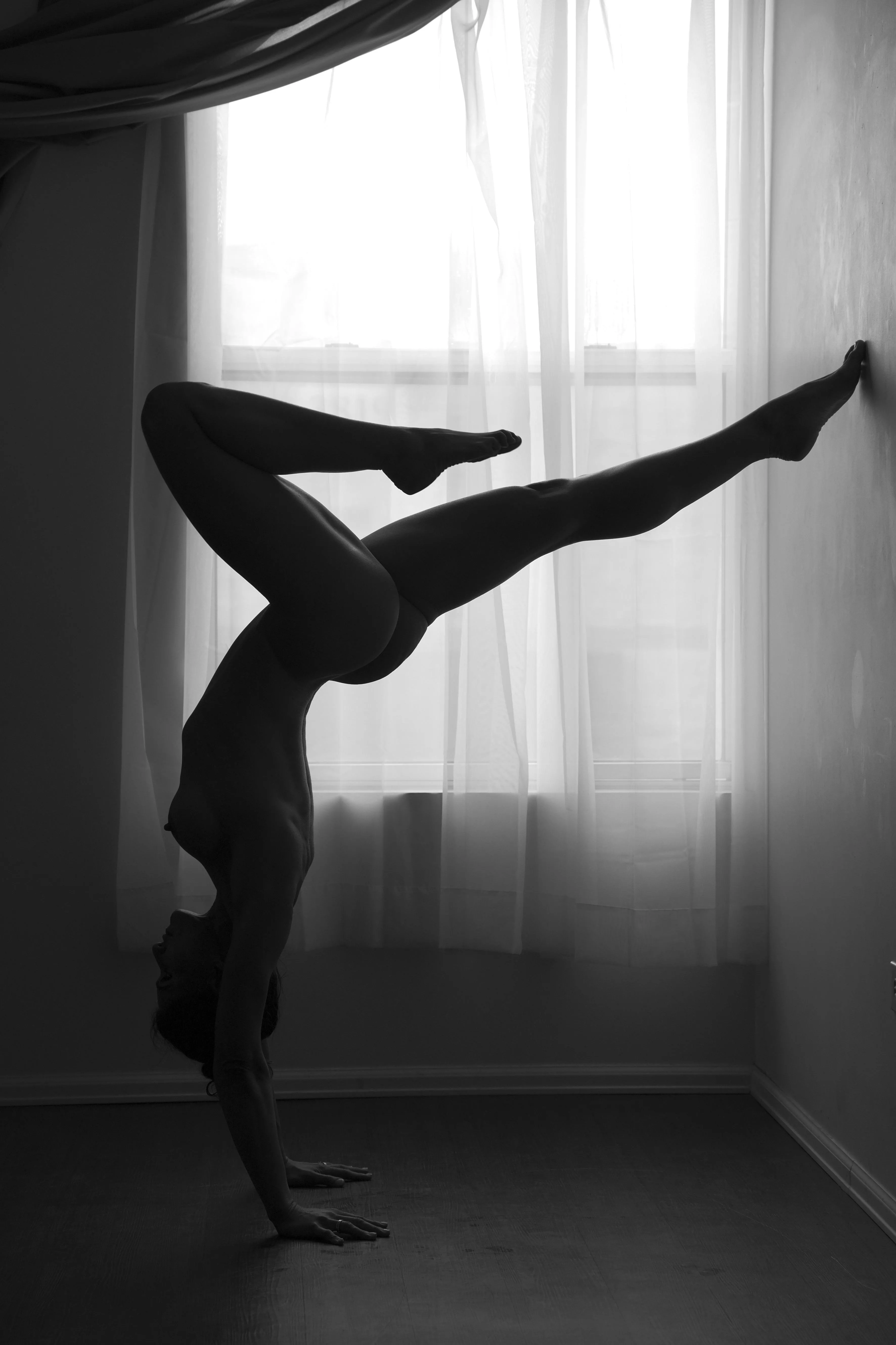 If I’m upside and naked, I’m happy