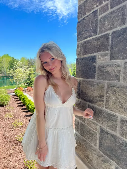 White dress