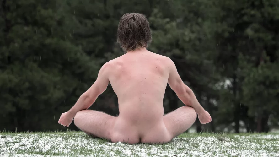 I love outdoor meditation 🥰🍃