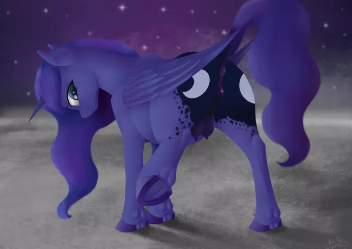 Luna Mooning on the Moon (egyptian)