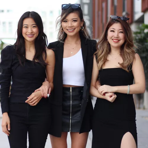 Cute Asian Trio