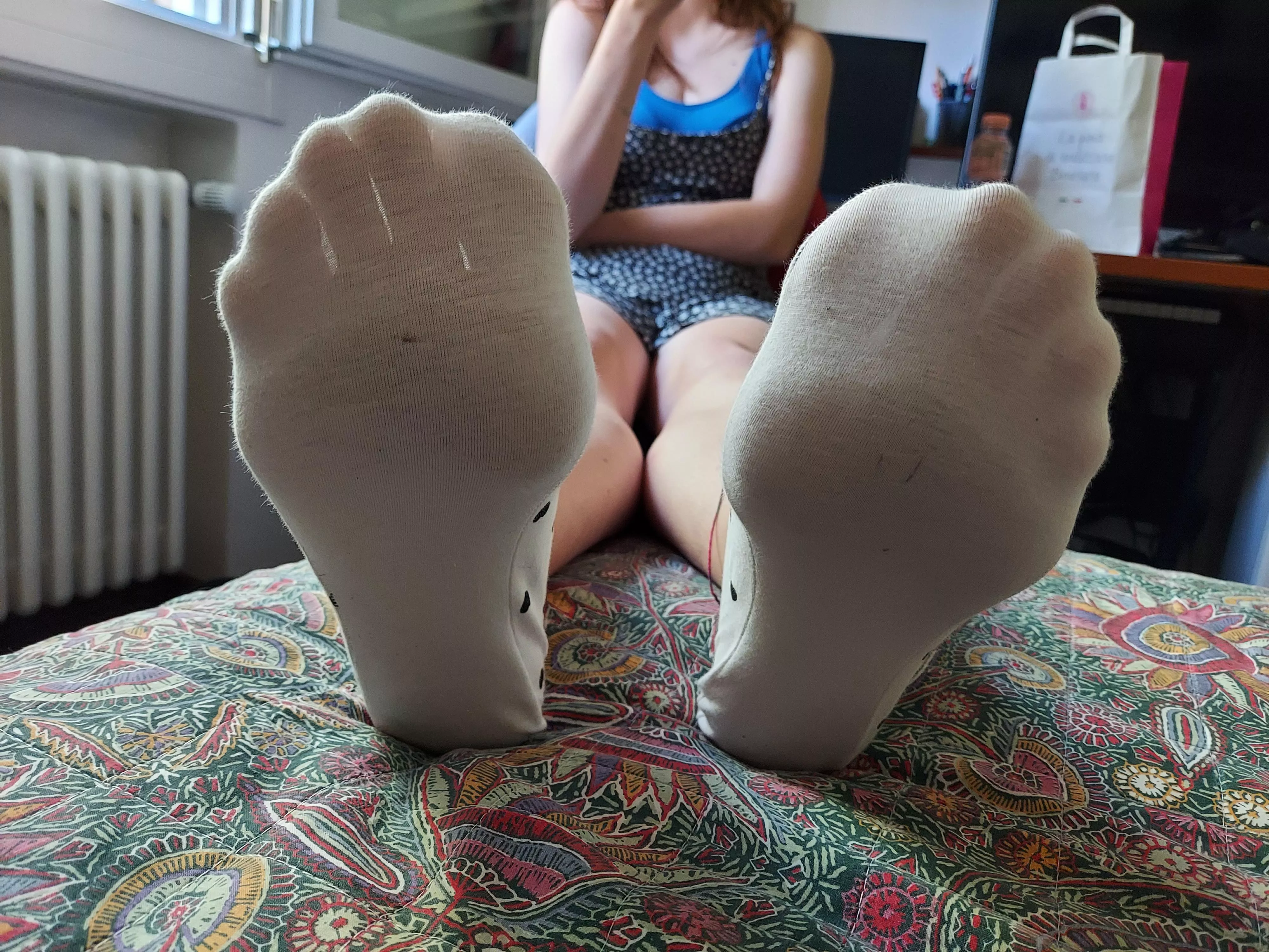 do you like my sweety socks? do you like my sweety socks?