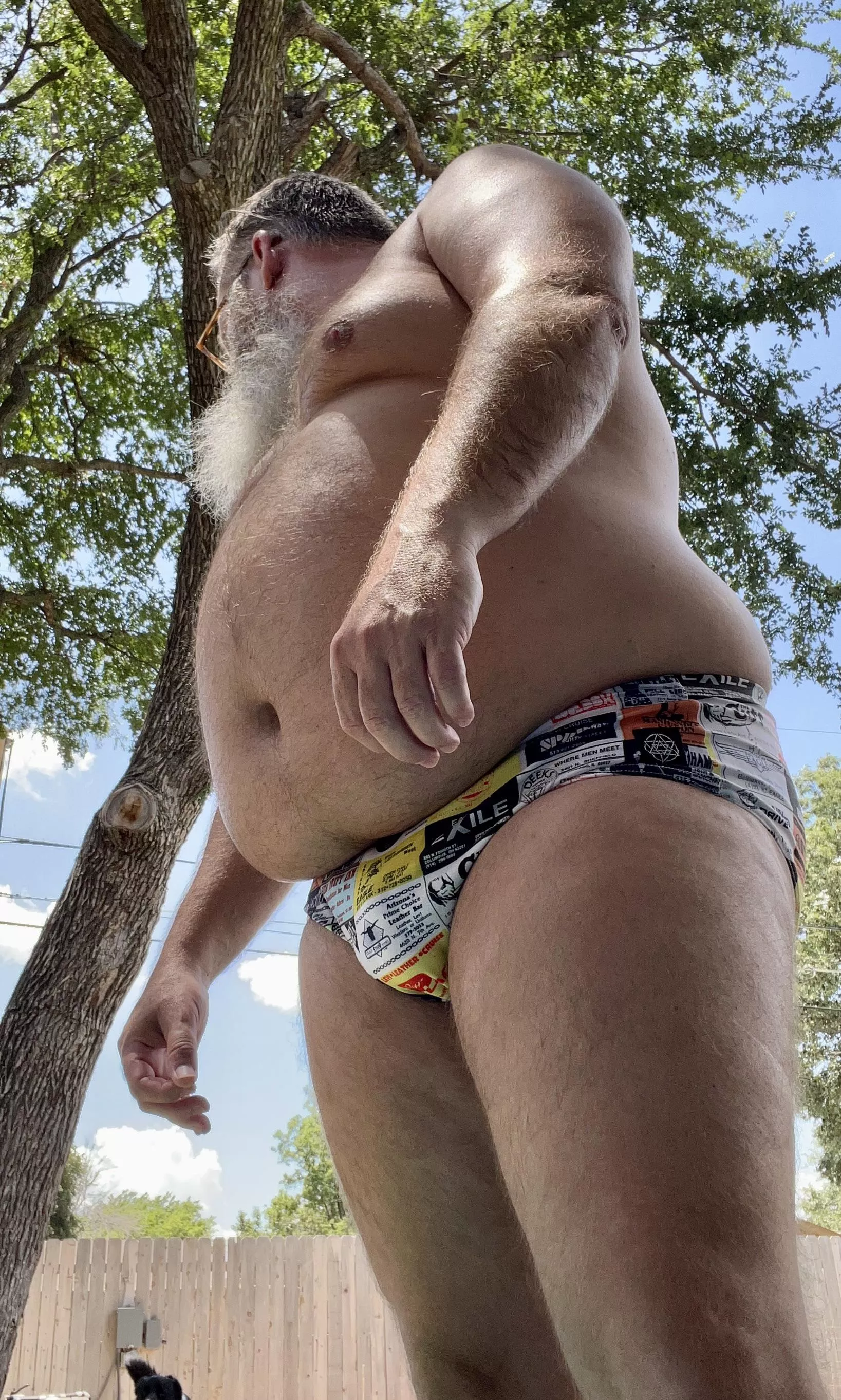 let me hear from all you guys that like big bellied bears in (swim)briefs