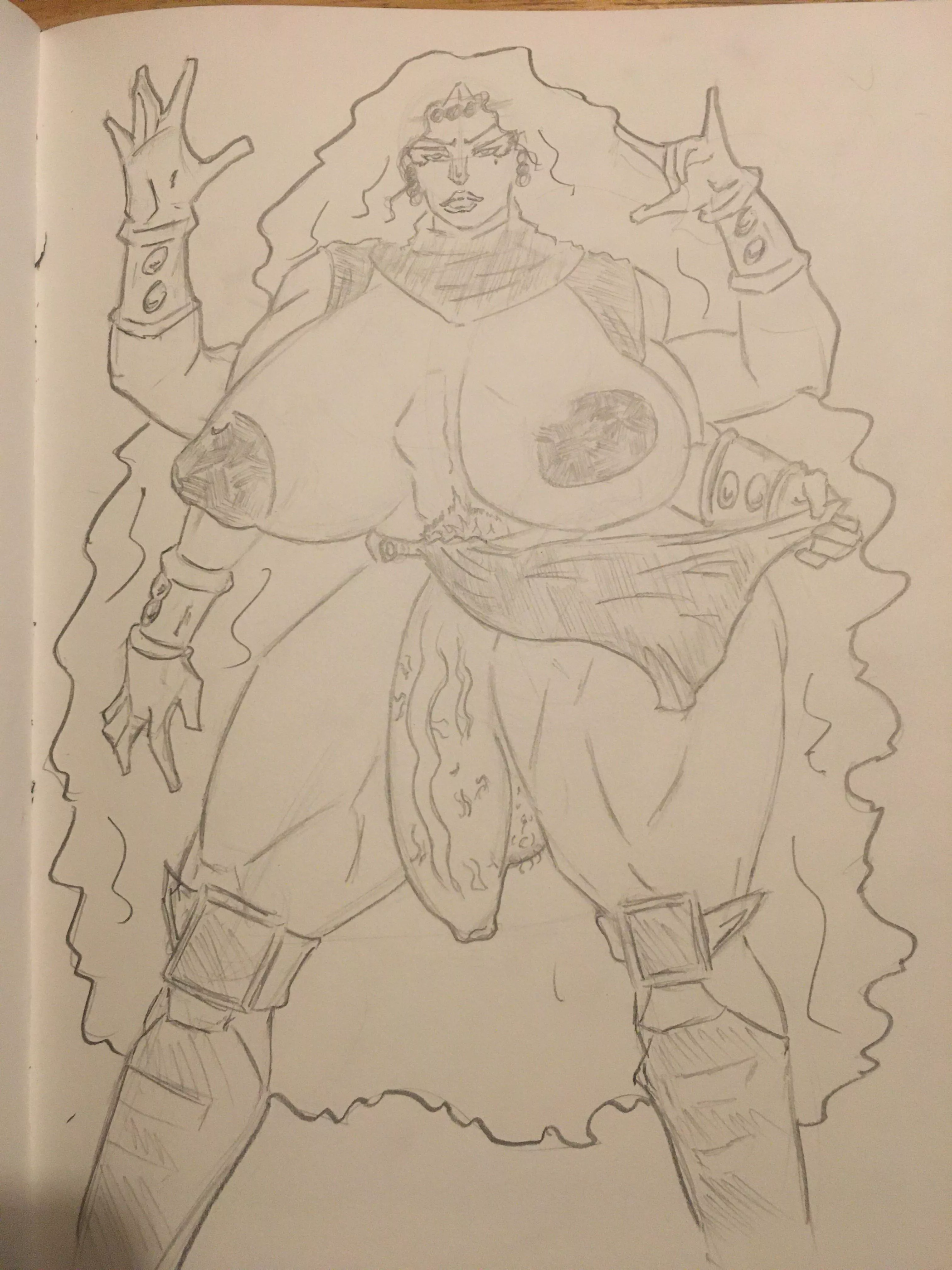 My New OC dressed as Kars from JoJo’s Bizarre Adventure