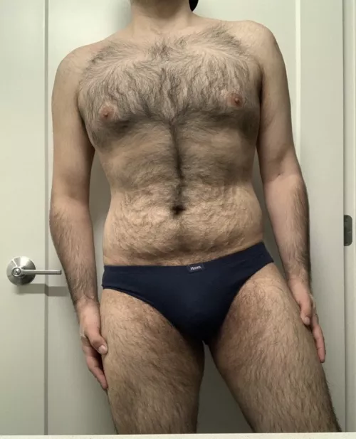 Thank god they’re dark enough to hide the precum!