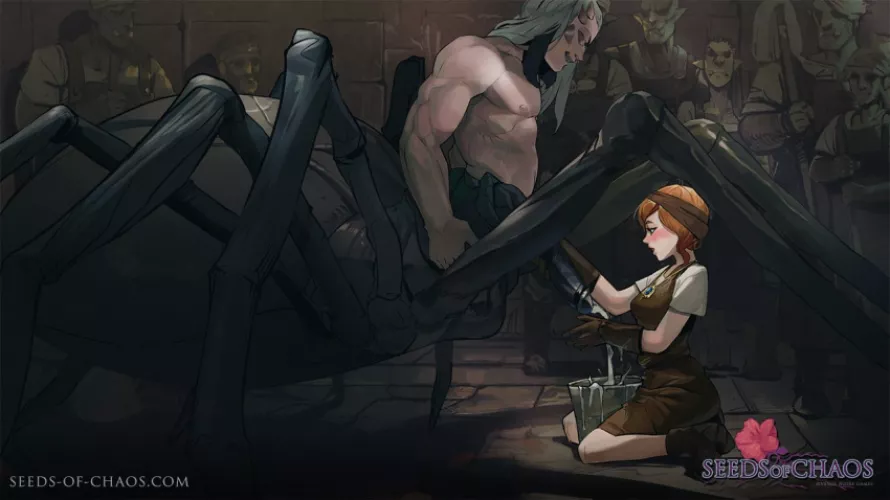 As The New Maid Girl, It's Your Job To Learn How To Properly Milk Your New King~ (Artist: Acht)