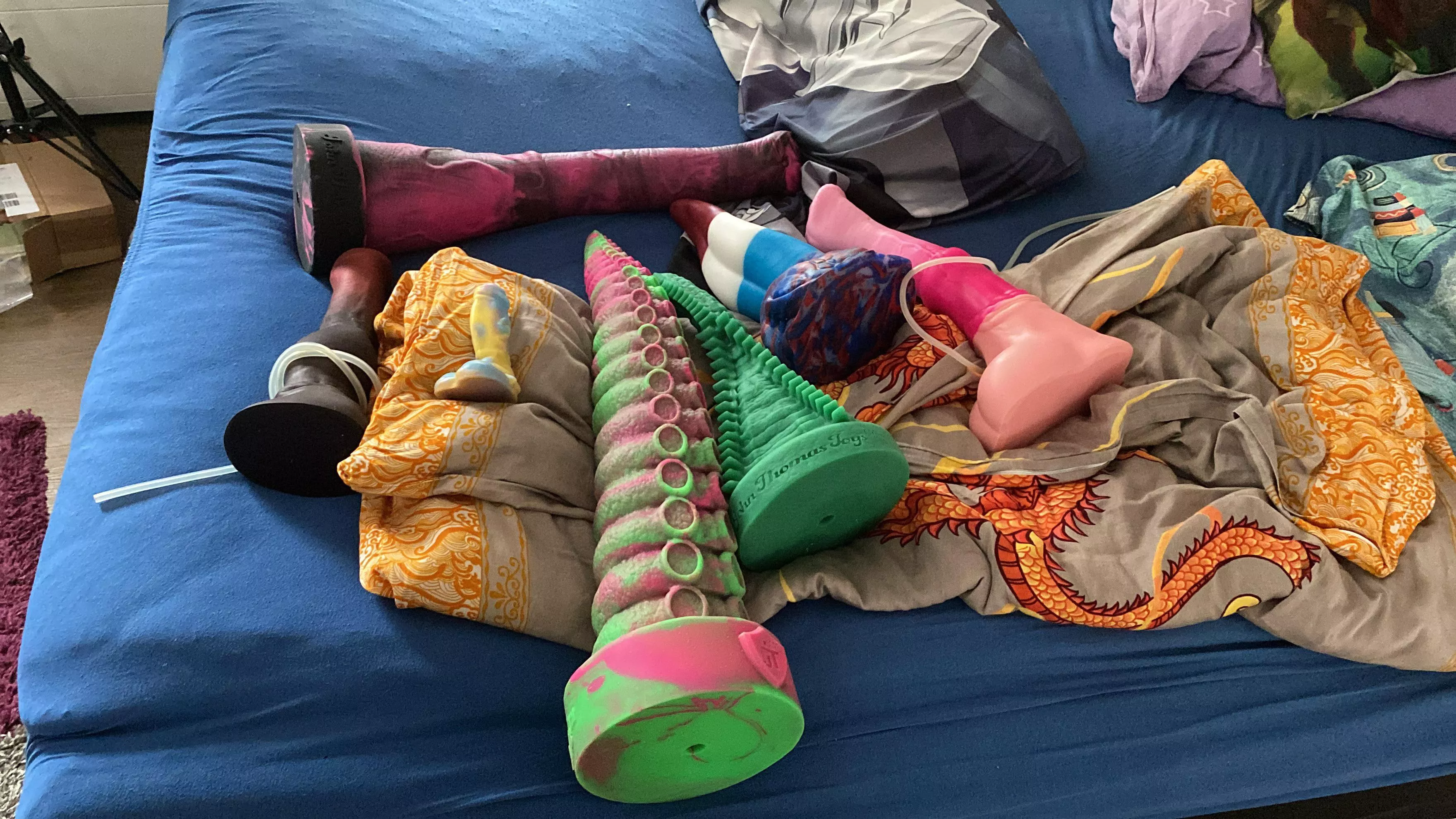 Collection of my biggest toys! Small Batou as reference 😅👀