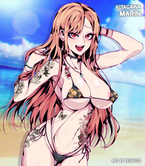 Kitagawa Marin Bikini Beachside (Defaultz) [My Dress-Up Darling ]
