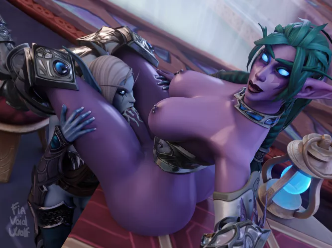 Tyrande's last playtime with Sylvanas (FiaVoidWolf)