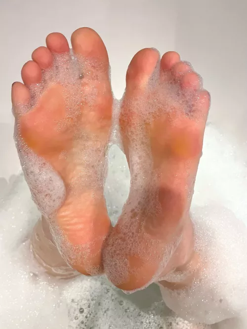 Would you like to play with my wet and soft soles?!