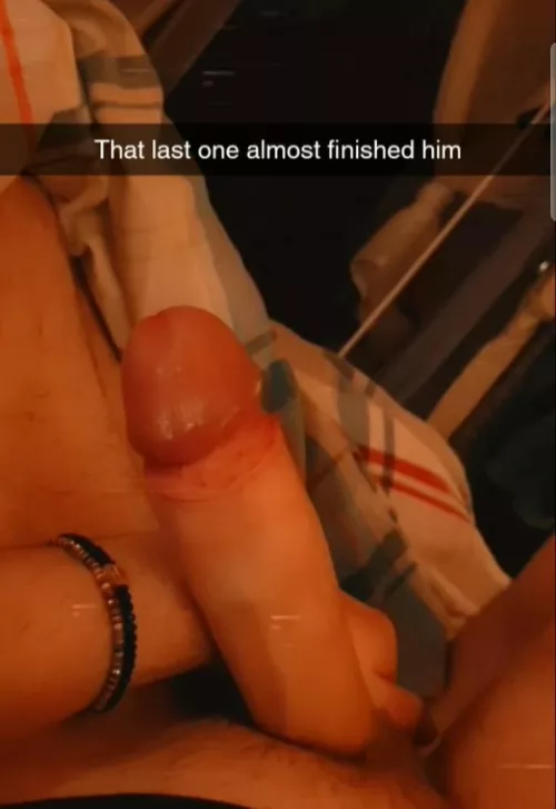 [20] Throwback to when my gf teased me do much my tip got dark red