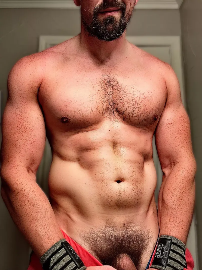 Come pull them the rest of the way down for me.