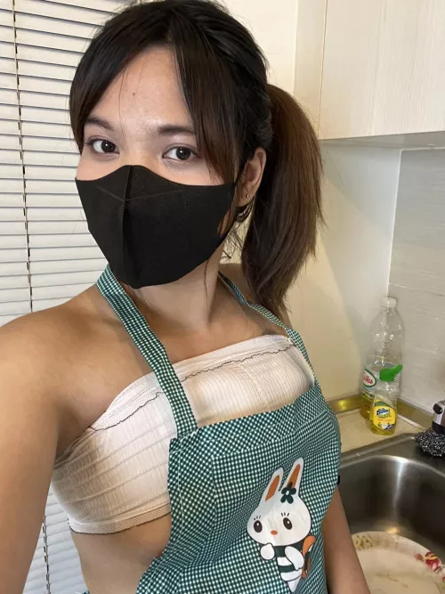 Me and my cute rabbit apron 🥰[F]