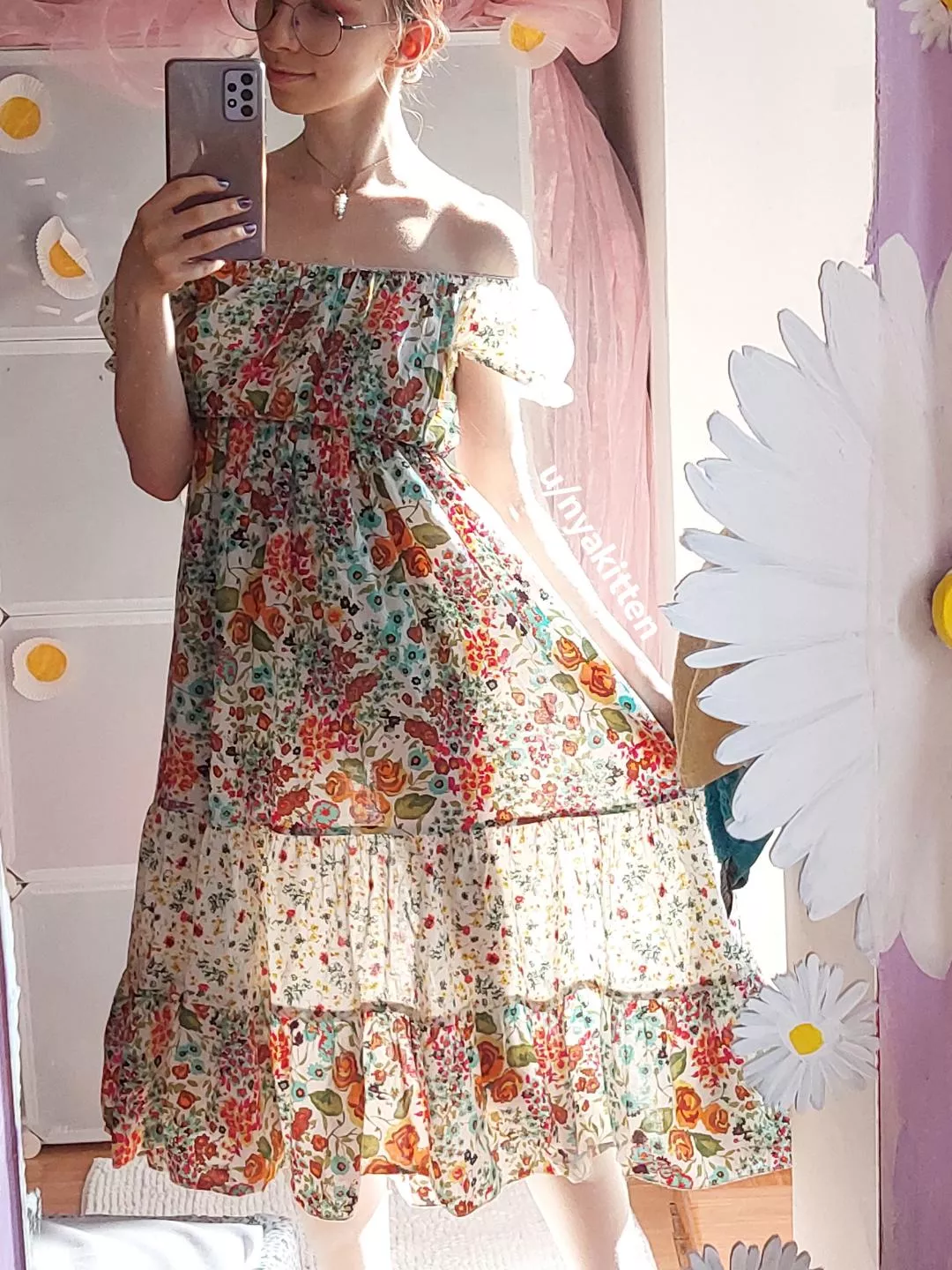 my sundress this morning ☺️ [OC] [f] ❤