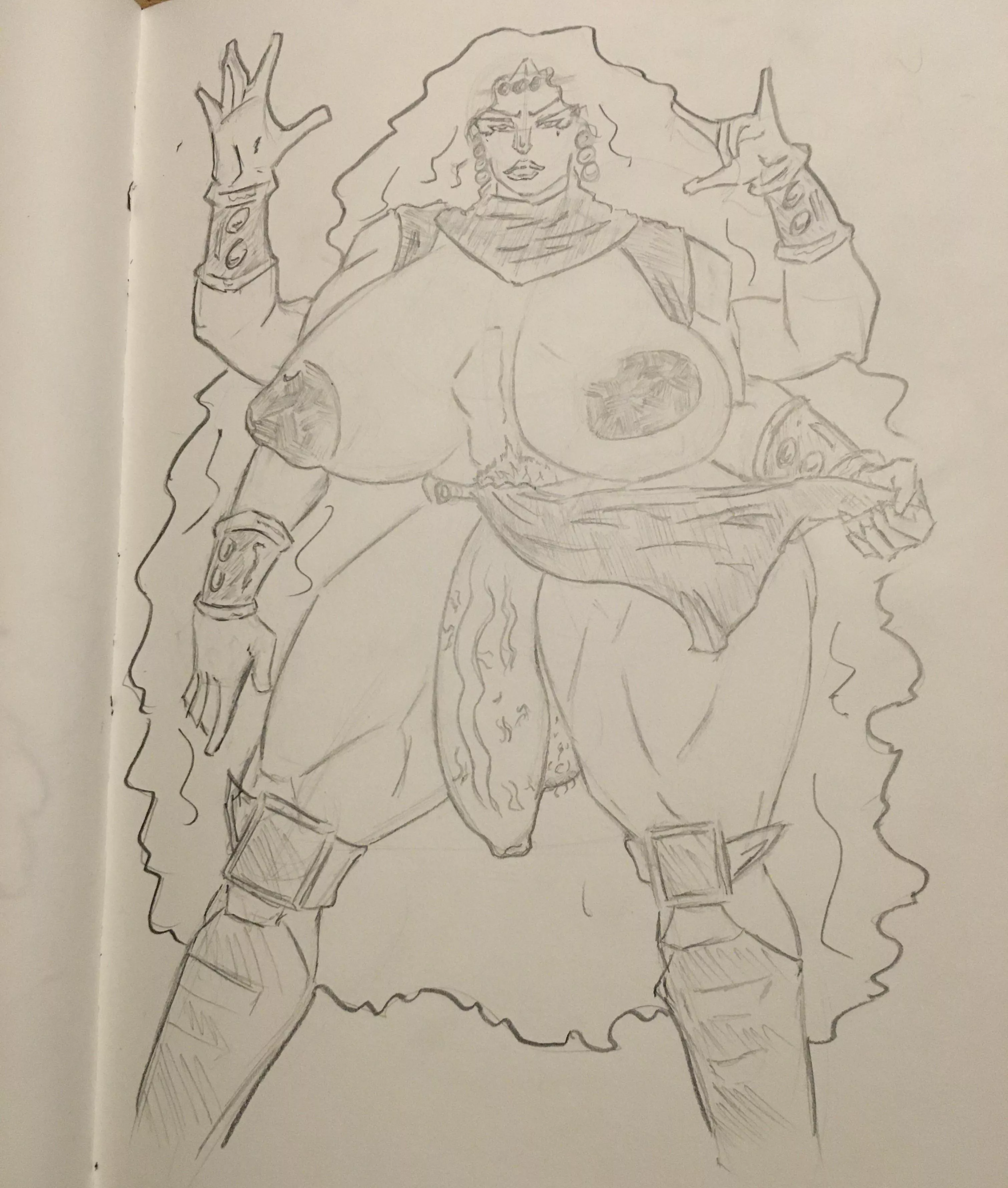 OC dressed as Kars from JoJo’s Bizarre Adventure (Redux). I redrew some of the arms to make them a little longer. (TheSHADOWFIEND) [Original]