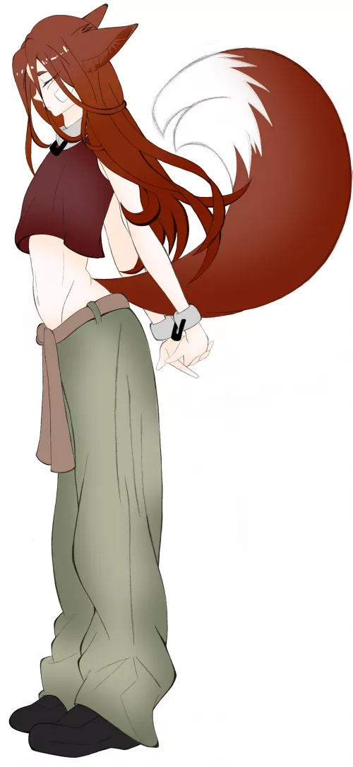 the final design of my trap OC. there will be nsfw of him soon! (art by me!)