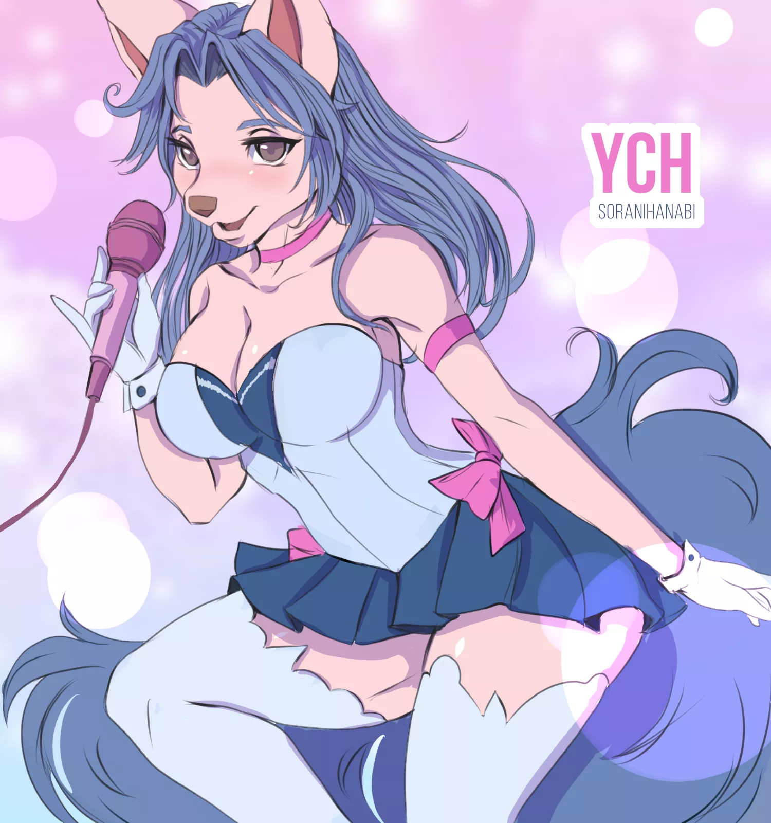 magic girl ych (Twitter @Soranihanabii) link in the comments