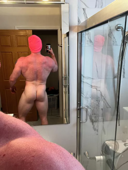 Needing a good massage after a tough back day