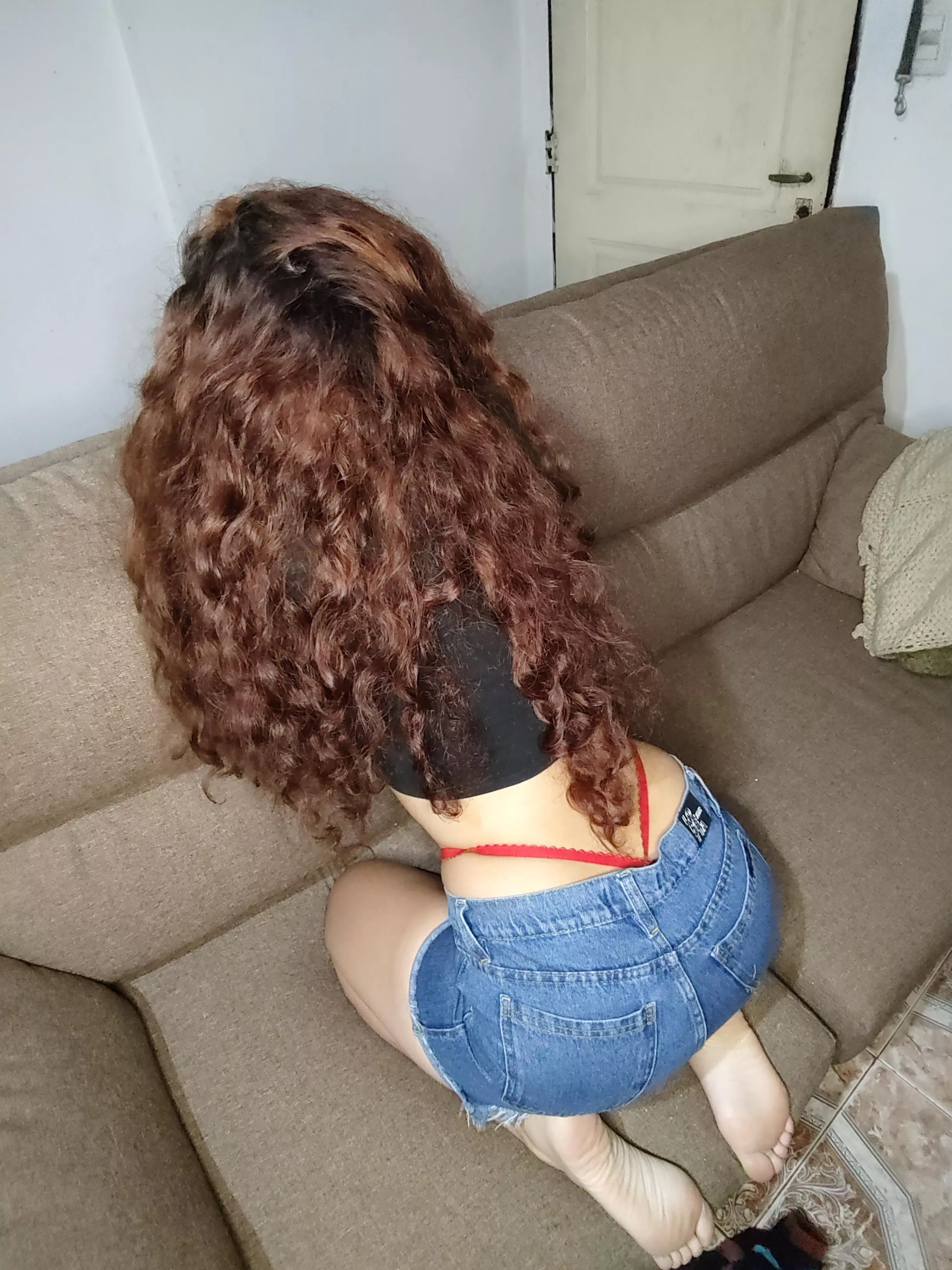 Do you like my fishnet thong? 😈