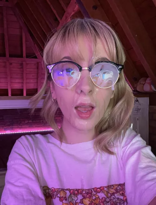 If I didn’t have glasses on, I may be blind right now…