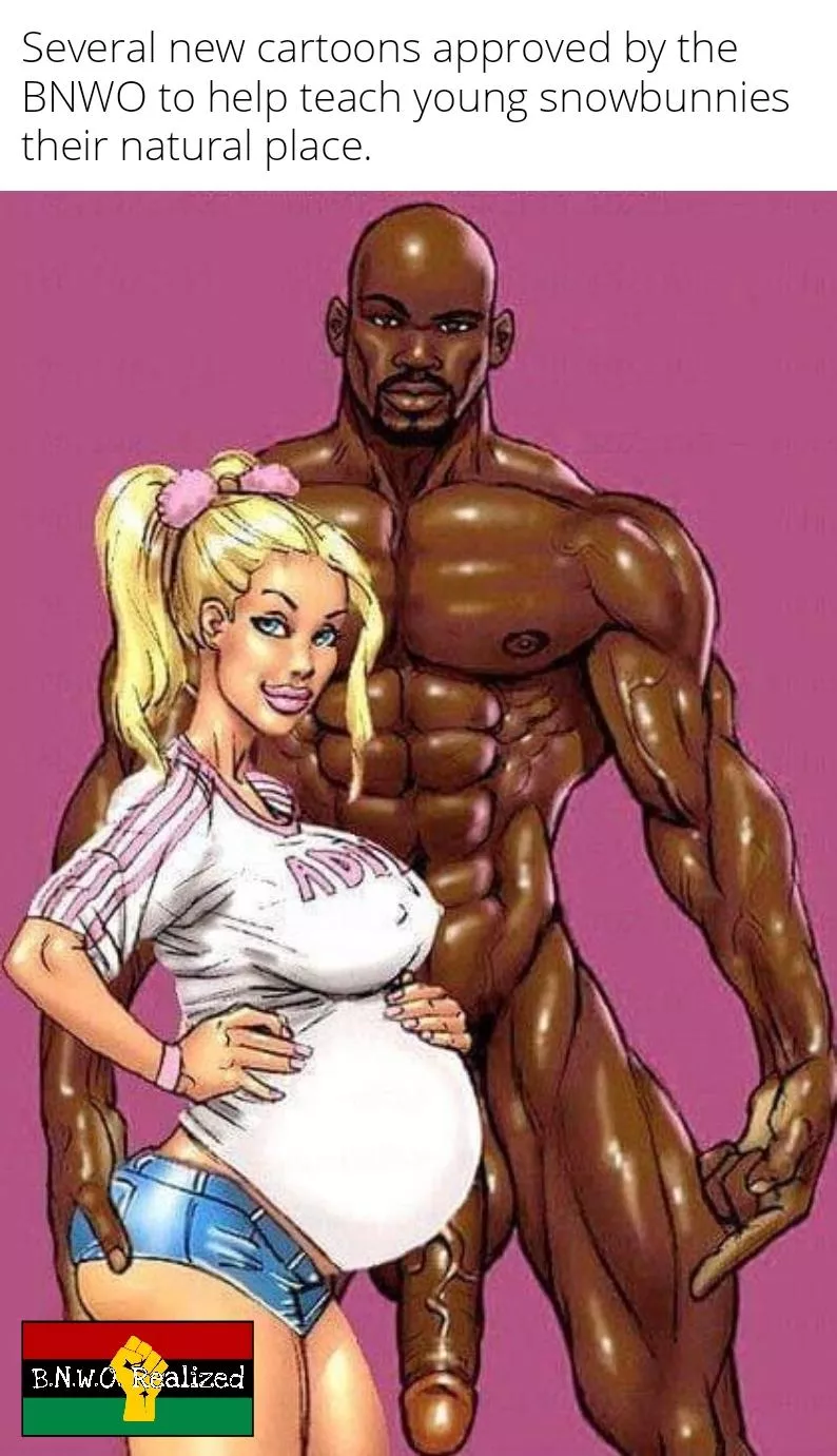 This is the future for the New Millennium Gen Z Modern SnowBunny and her Big Black Monster Cock Bull Daddy