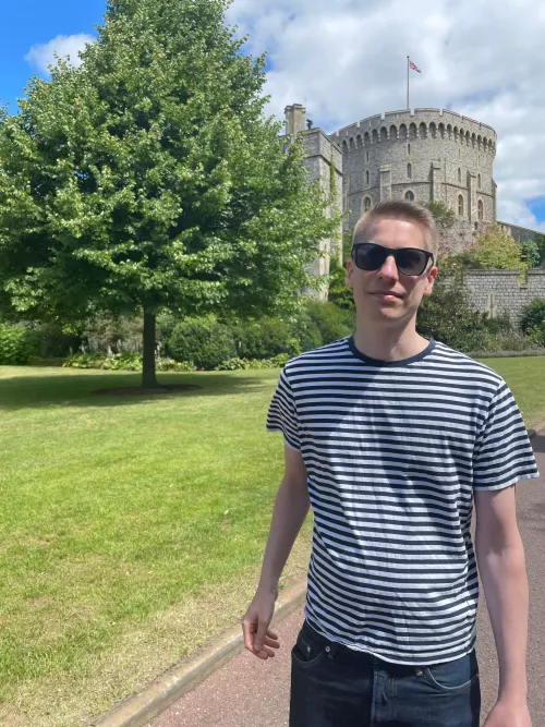 I went to London Pride. Also took the opportunity to visit this beautiful castle. Guess which 🙂