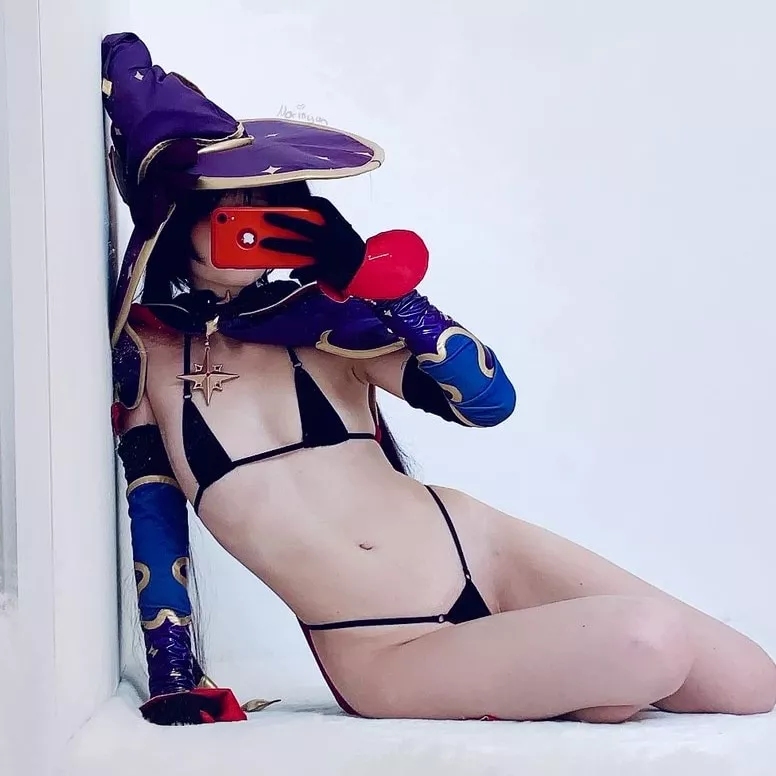 Small enough to be handled rough ~ Mona from Genshin Impact by x_nori_ [Self]