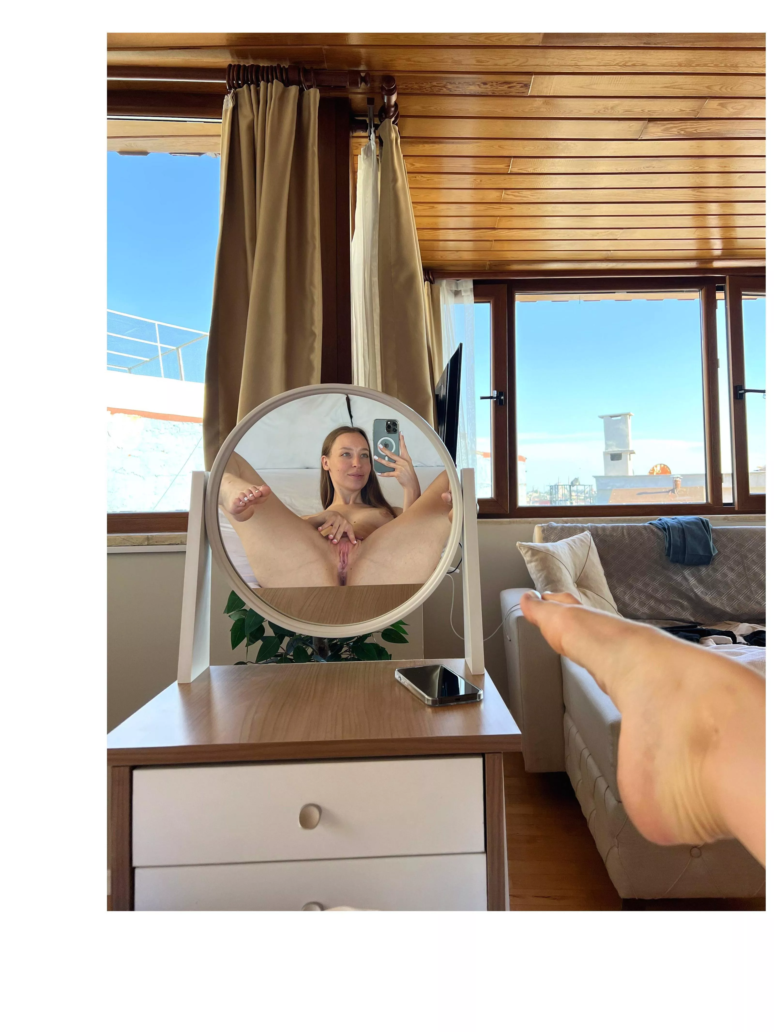 Can I send you nudes while you’re out with your friends?