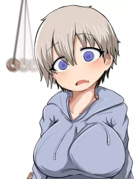 It feels so good to turn off your brain and just obey (Name: Hana Uzaki) (Artist: 四明両京, on pixiv)
