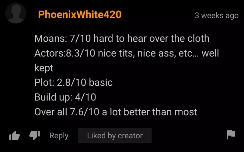 Porn rating