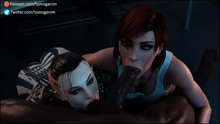 Jack & FemShep (Tomoganim)