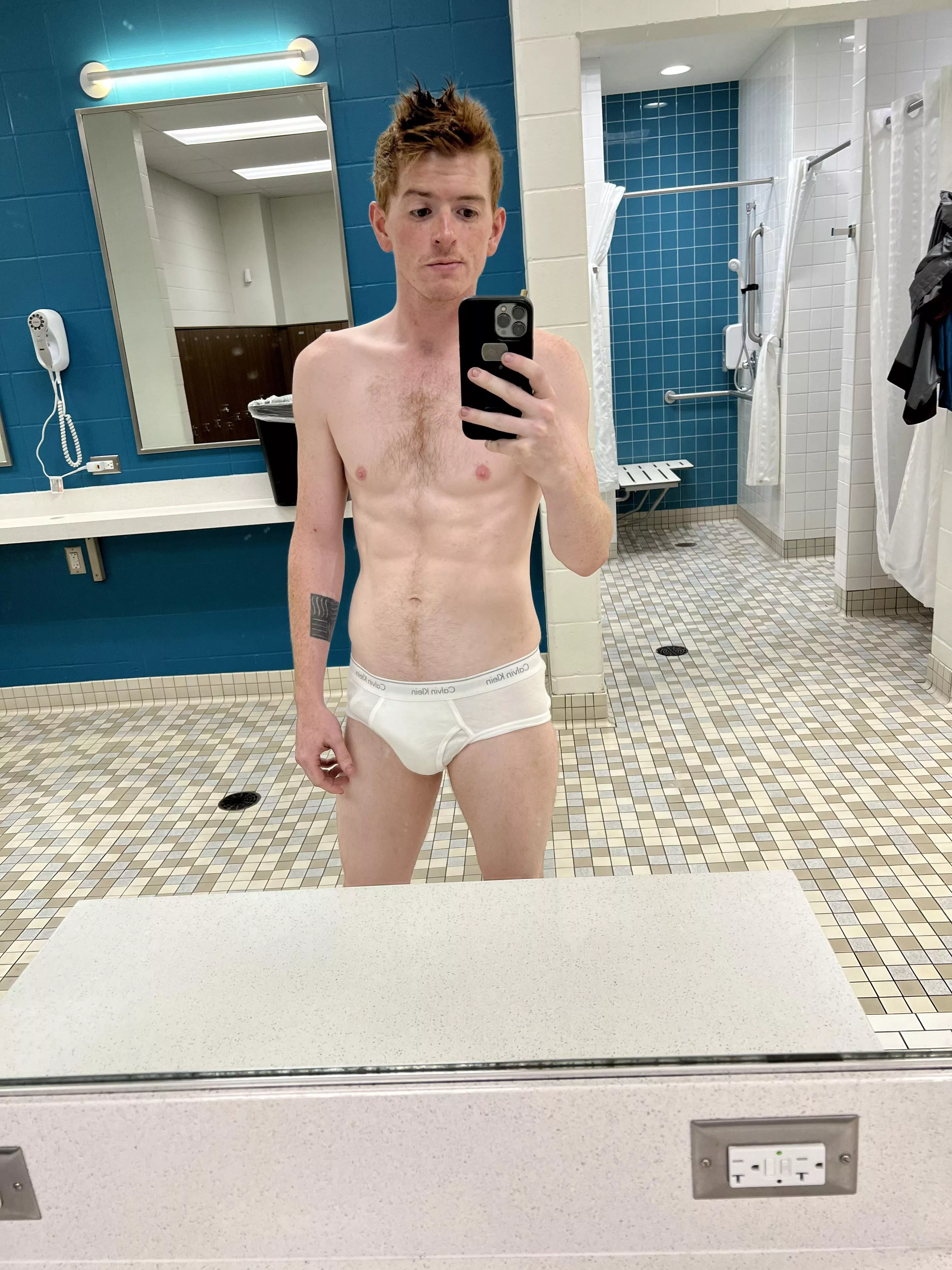Love rocking tighty whities in the locker room Love rocking tighty whities in the locker room