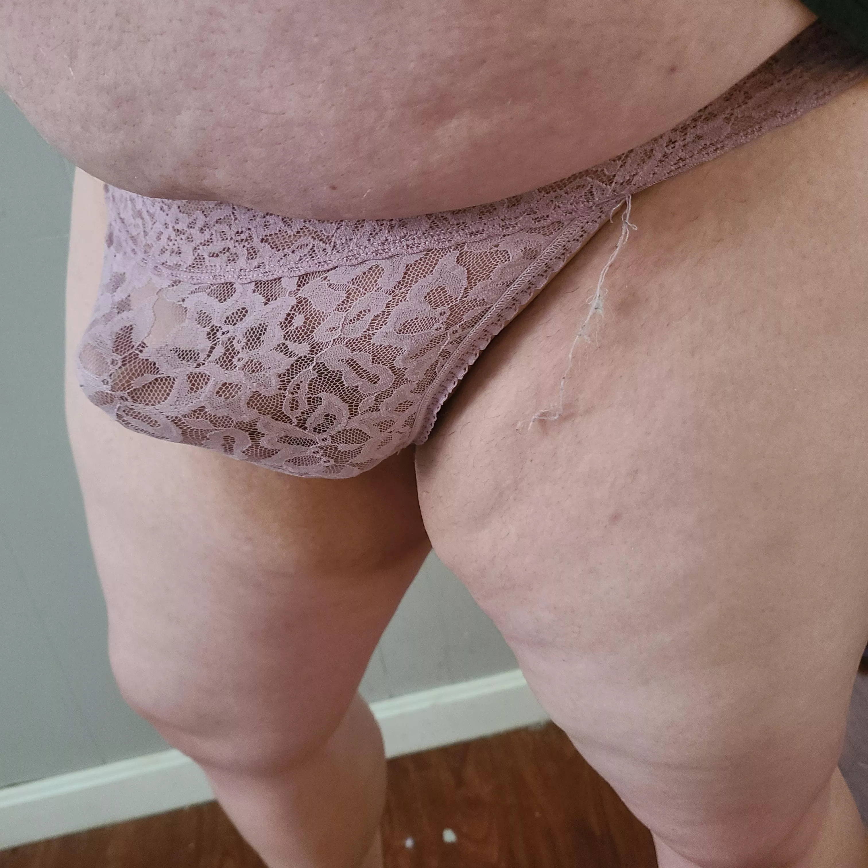 Sometimes my panties have trouble holding her in 😉