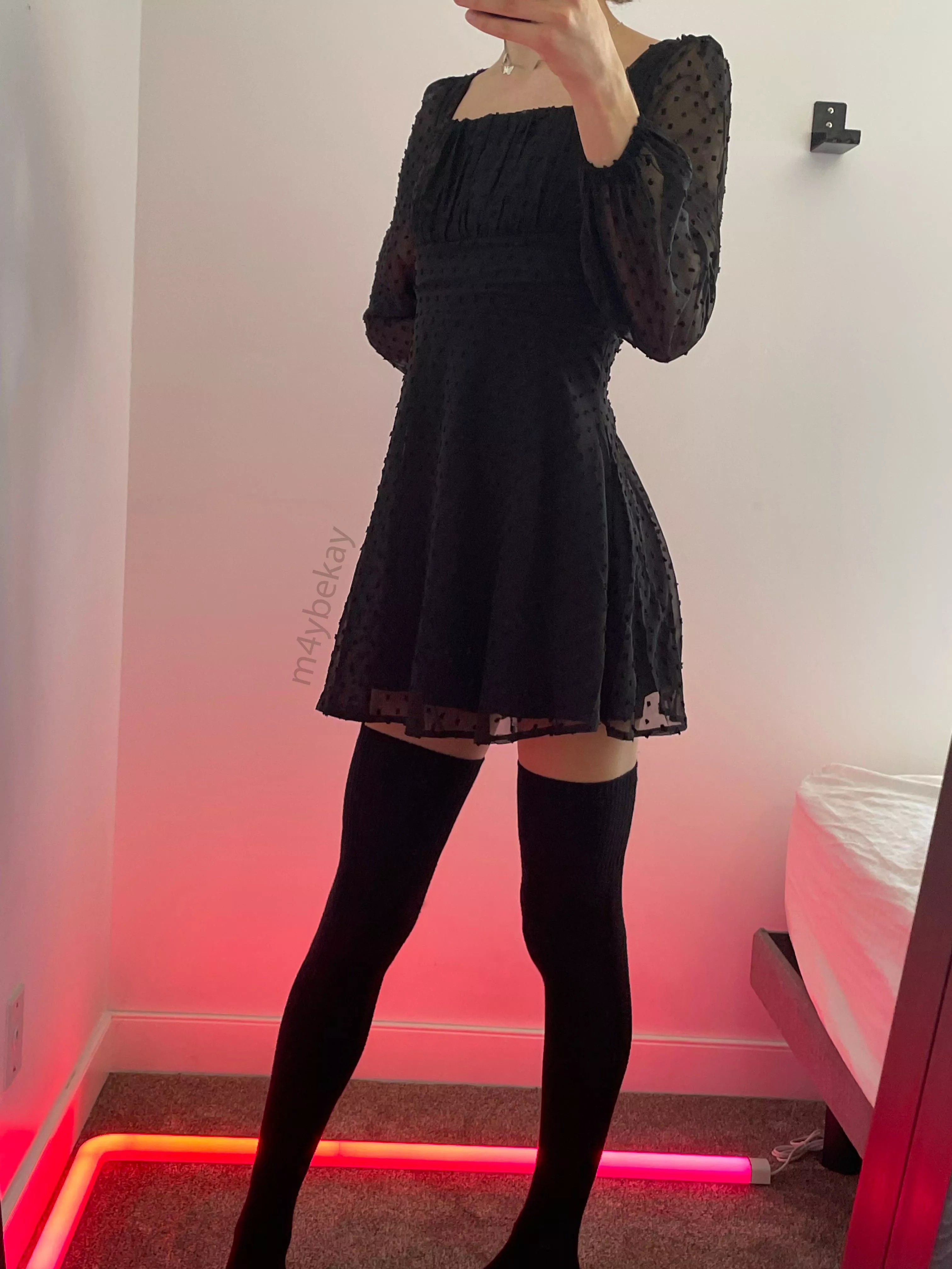 thigh highs go with any outfit, change my mind 😽