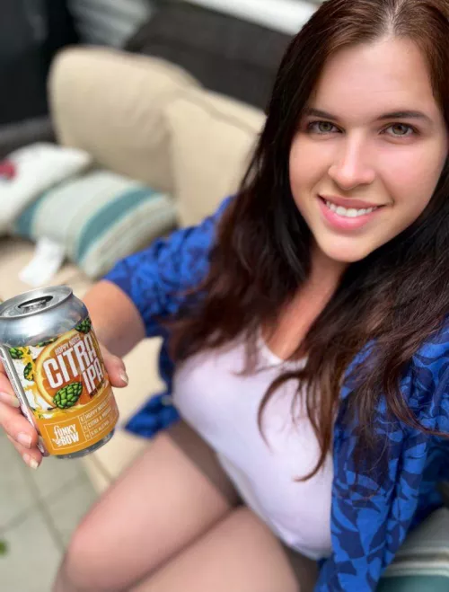 A lighter IPA on a hot day. If you’re ever in Maine, stop at Funky Bow, it’s an interesting place.