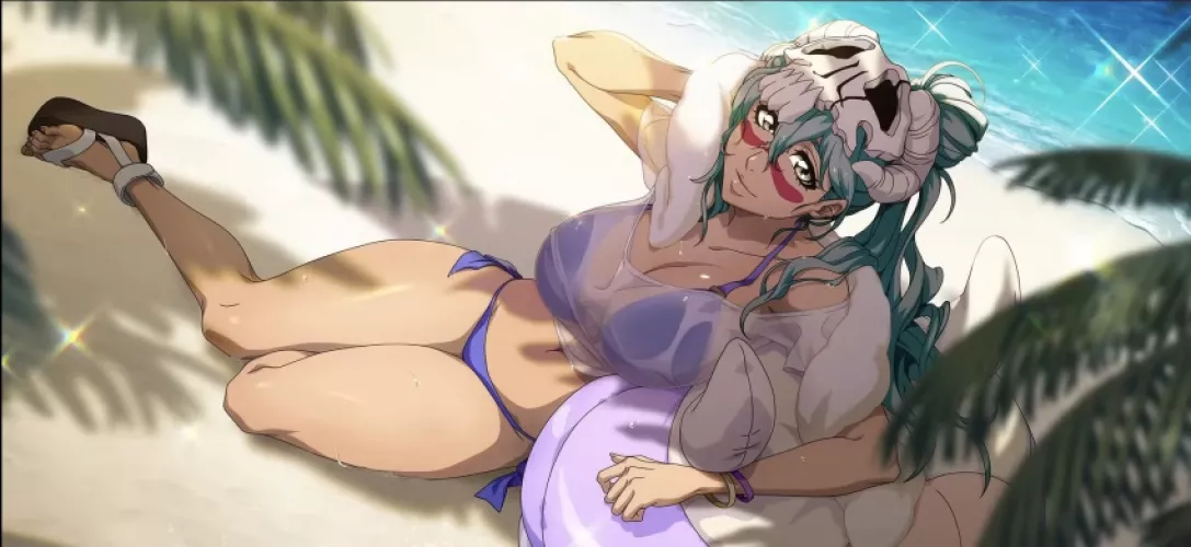 Nelliel at the beach