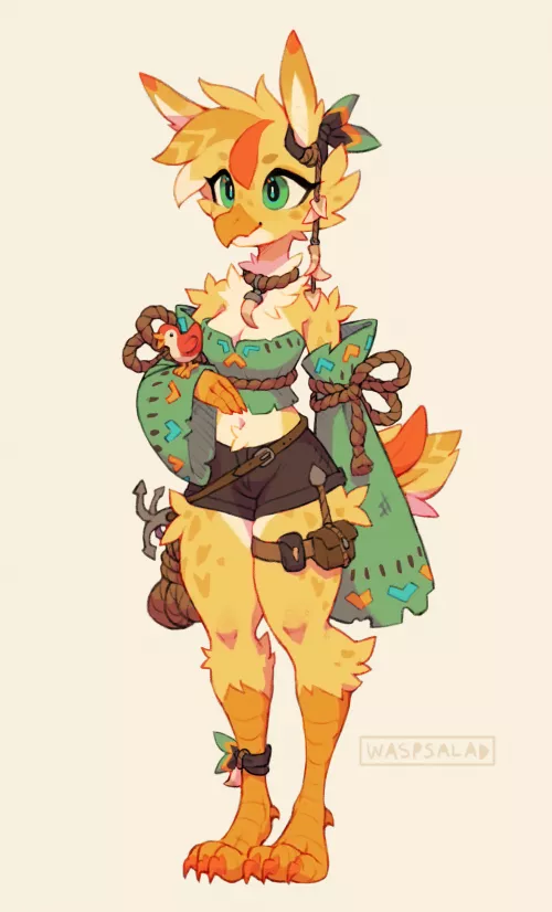 A kenku forest guide with some birb fluff!