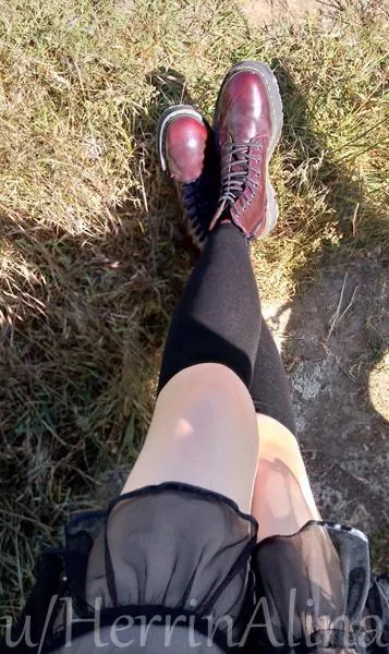 hot weather and boots? i don't care.