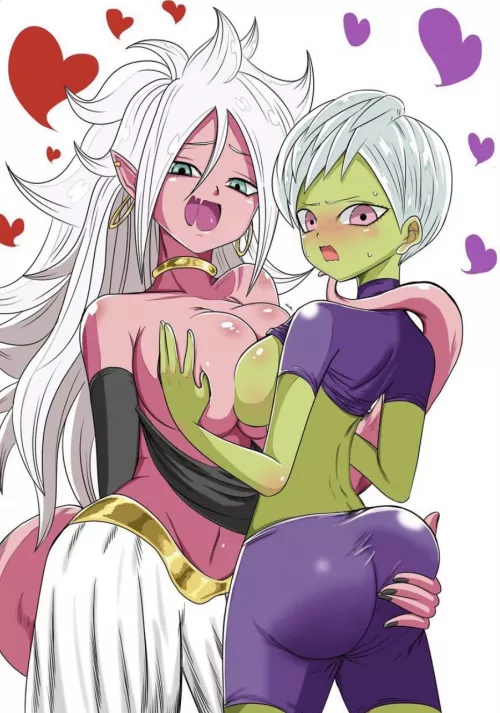 Android 21 and cheelai (kazenoyobou)