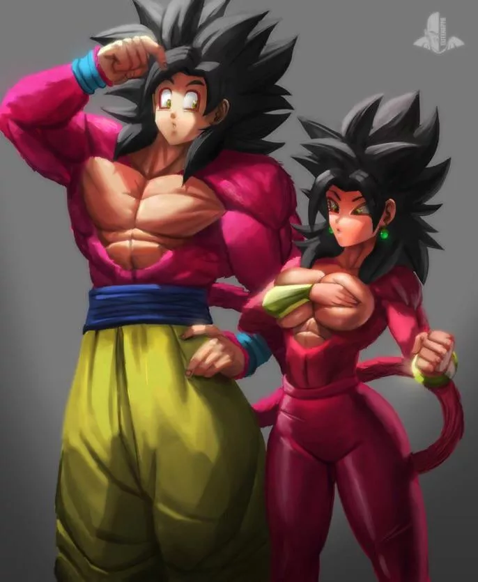Goku and Kefla ssj4, but something went grong (Elitenappa)