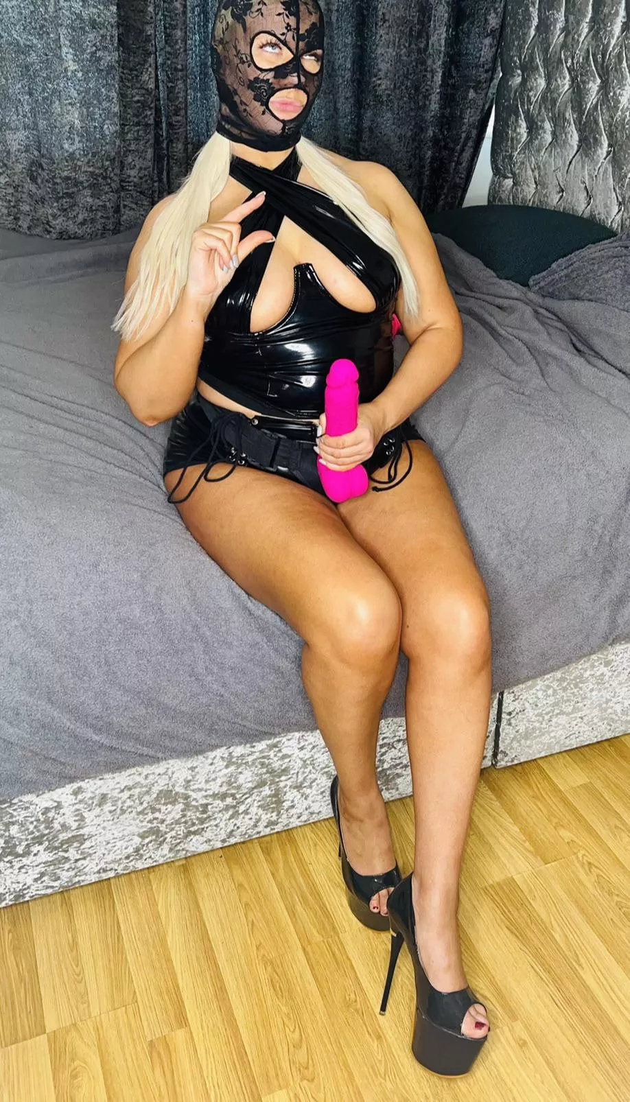 I won’t be happy until that little embarrassment is caged and you’re on all fours with your legs spread