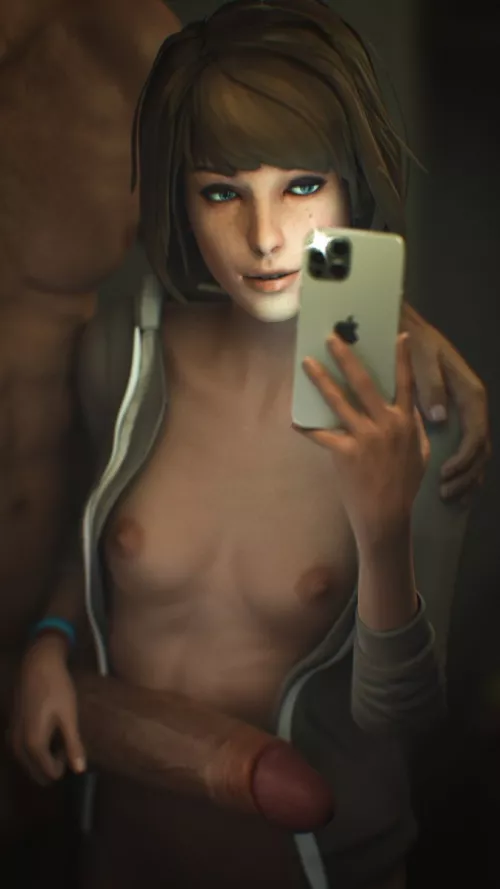 Max taking a selfie (Stephanie)