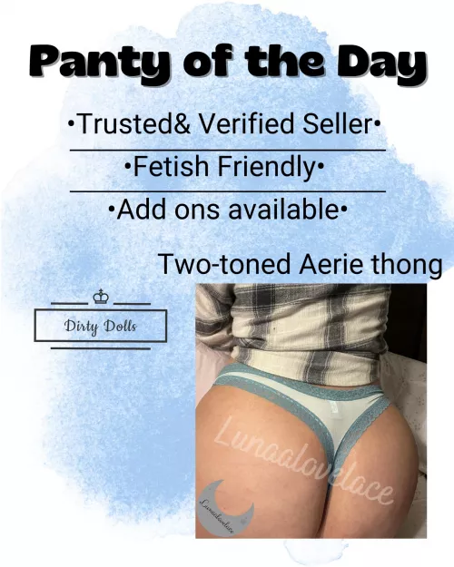 ✨Panty of the day✨ 24 hour wear 💞orgasms/ workout/ long work shift included [US] discrete packaging/ships next day [PTY] [SELLING] Message my kik @lunaalovelace for more info 🍑