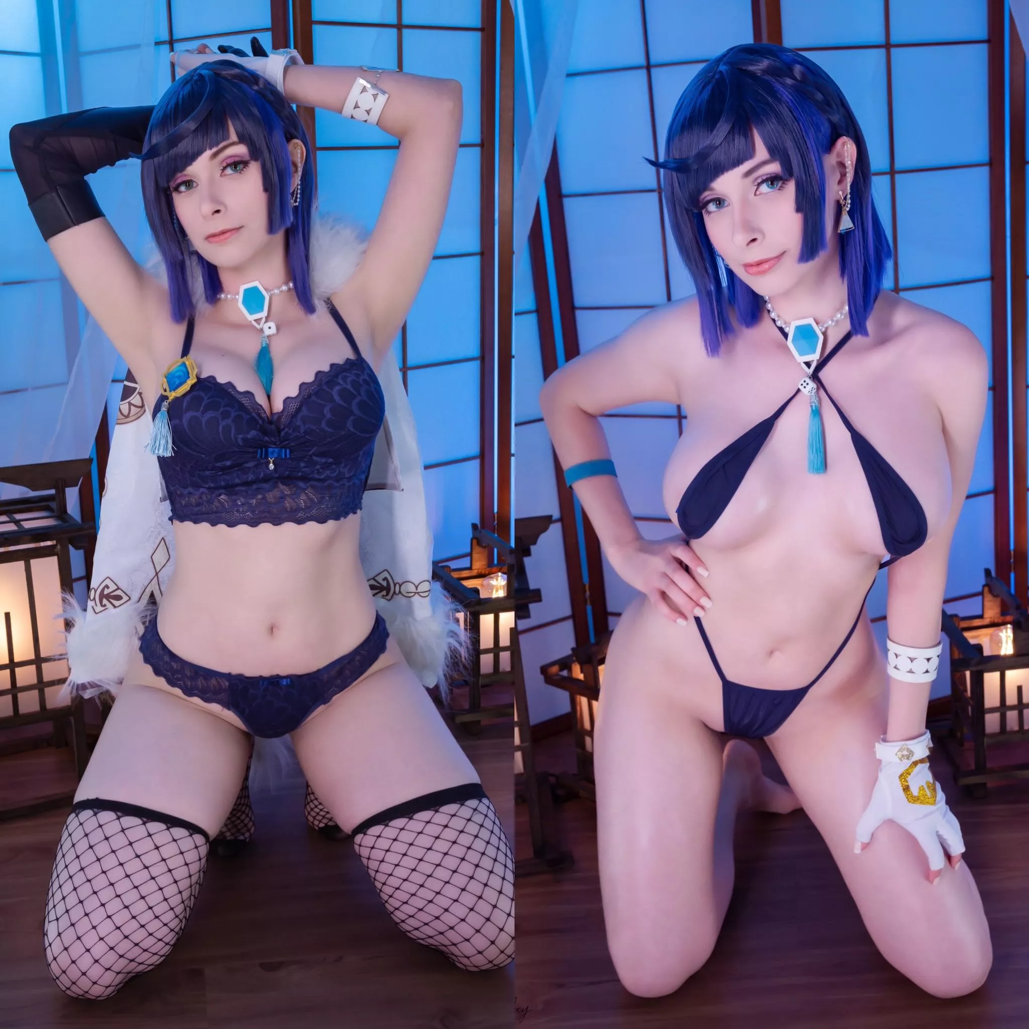 Yelan cosplay porn