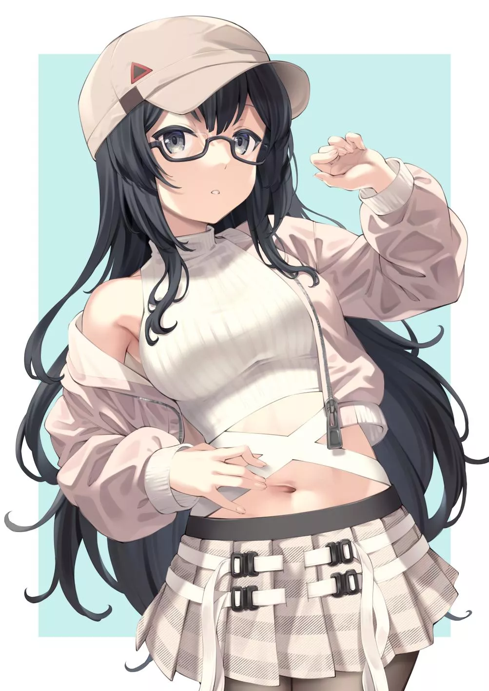 Cap & Glasses [Artist's Rendition]