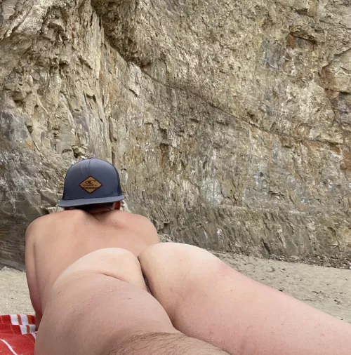 Just enjoying the sun. Suns out, Buns out!