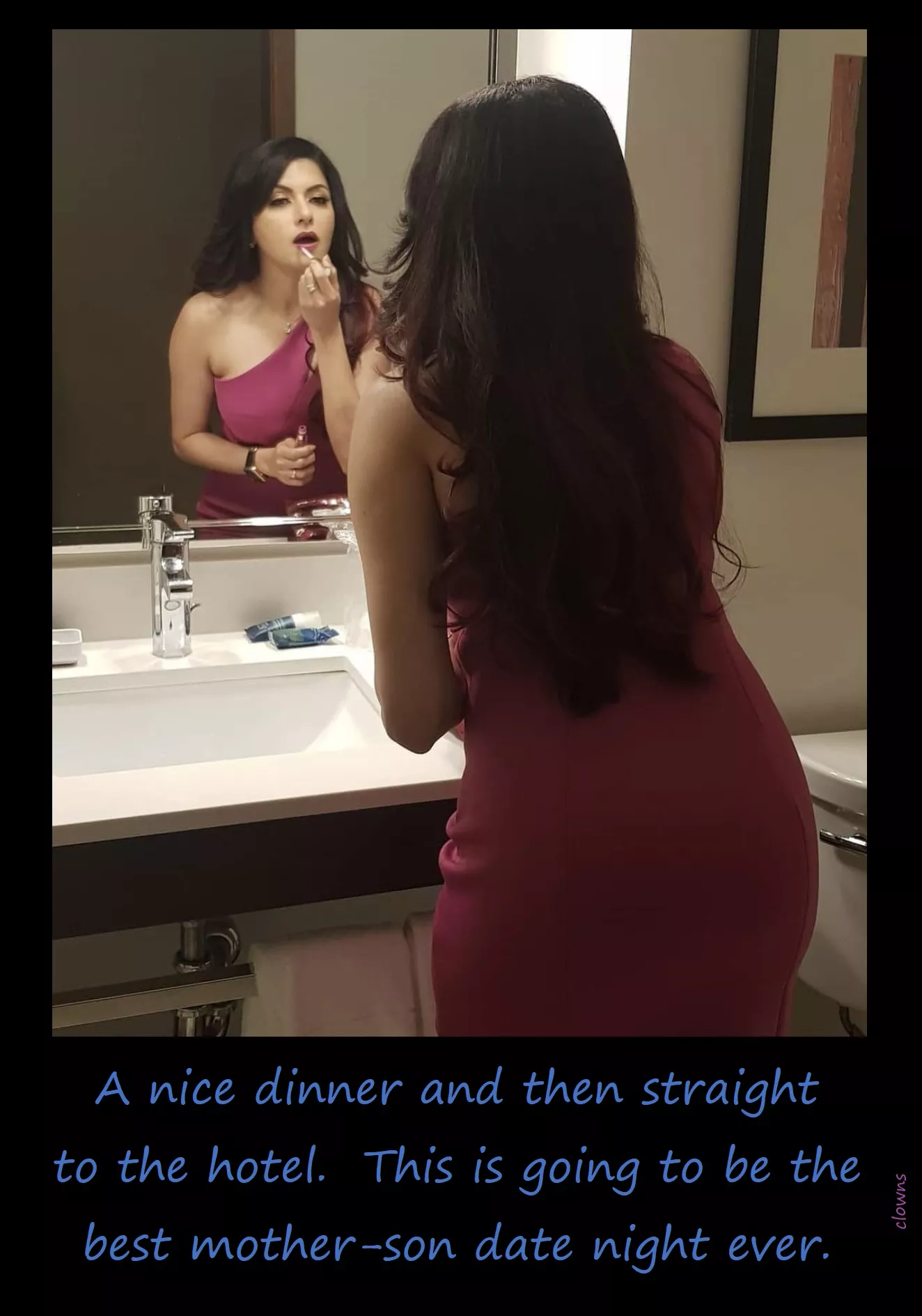 [M/S] She needs this.