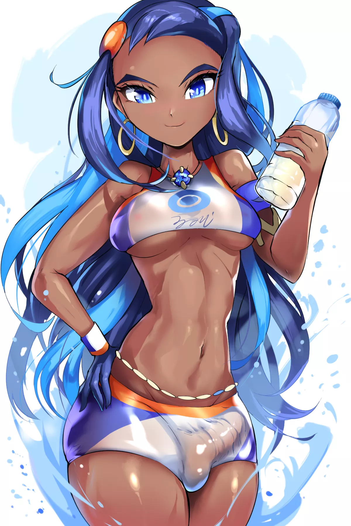 Nessa Offering A Drink (Chobonolly) [Pokemon]